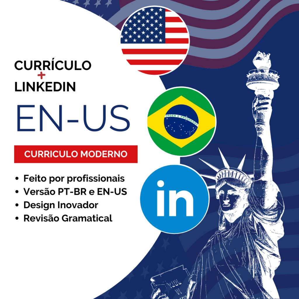 Currículo + LinkedIn - Inglês